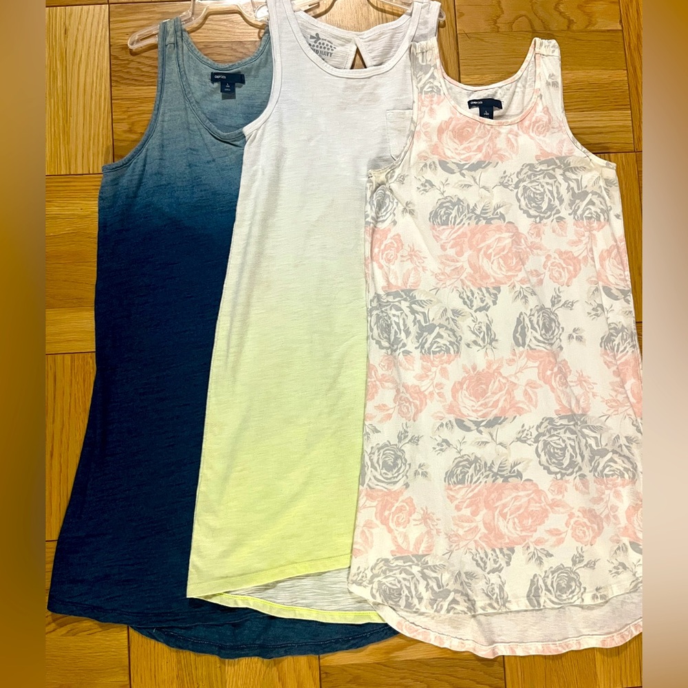 Gap Kids & Old Navy girls sundresses (lot of 3)